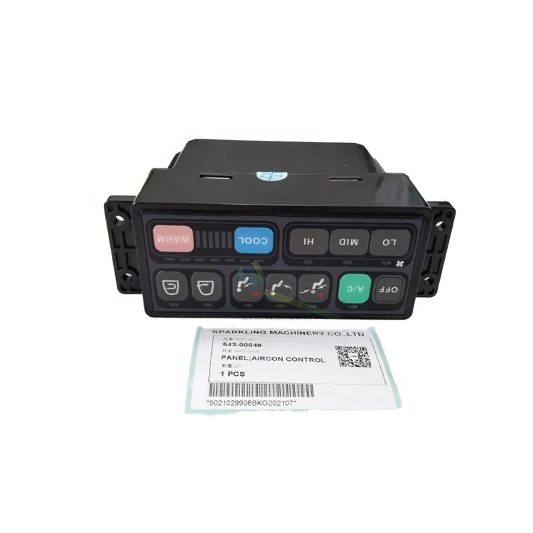 

Canghe DH150-7 DH225-7 54300049 Air Conditioner Control Panel Excavator Parts 543-00049
