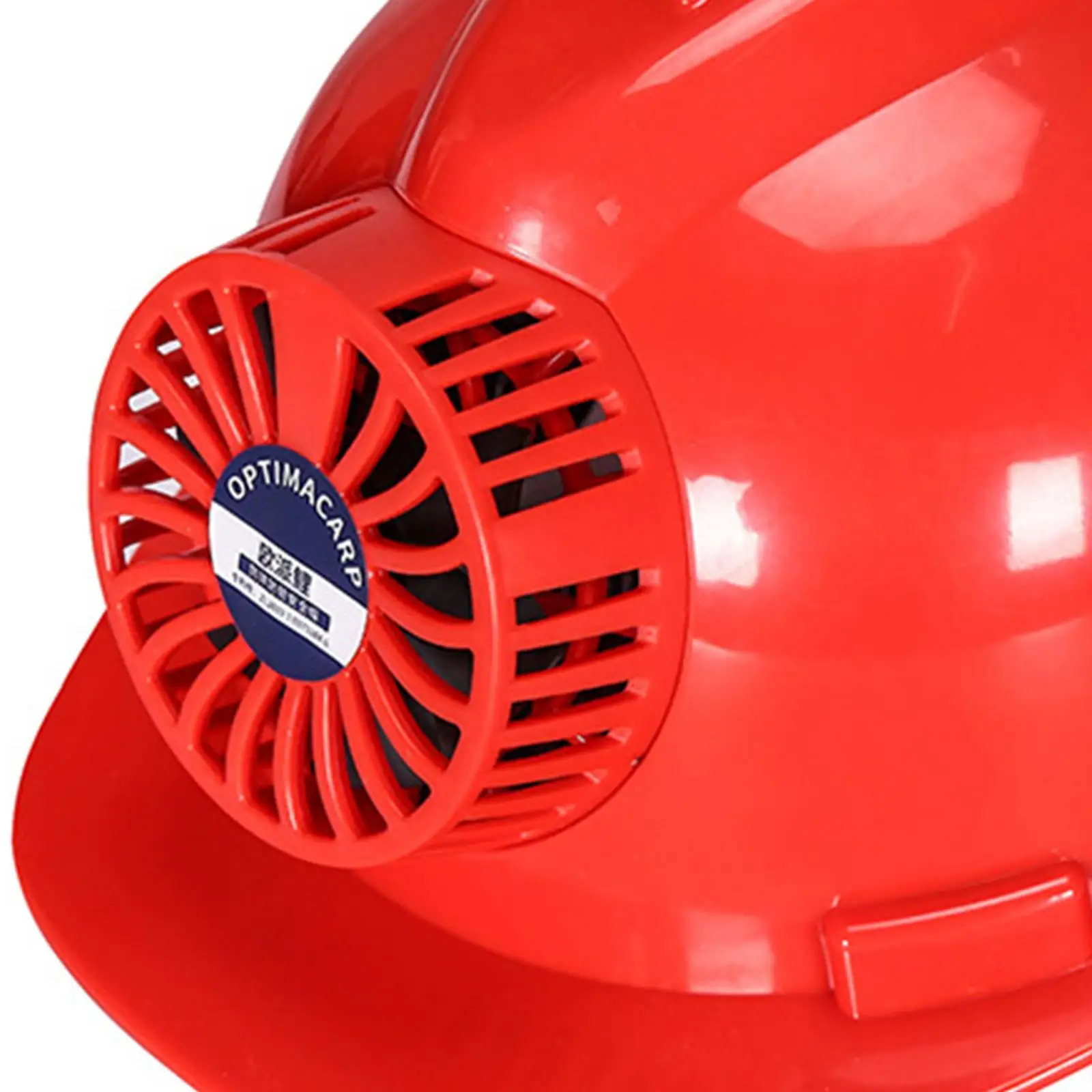 

Construction Hard Hat with Fan Thickening Safety Helmet Multifunction Blue