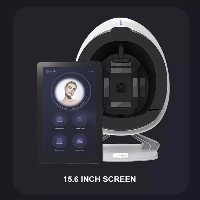 AISIA Q1 3D AI analizator skóry skaner twarzy kompleksowe wykrywanie problemów skóry diagnostyka profesjonalny sprzęt kosmetyczny