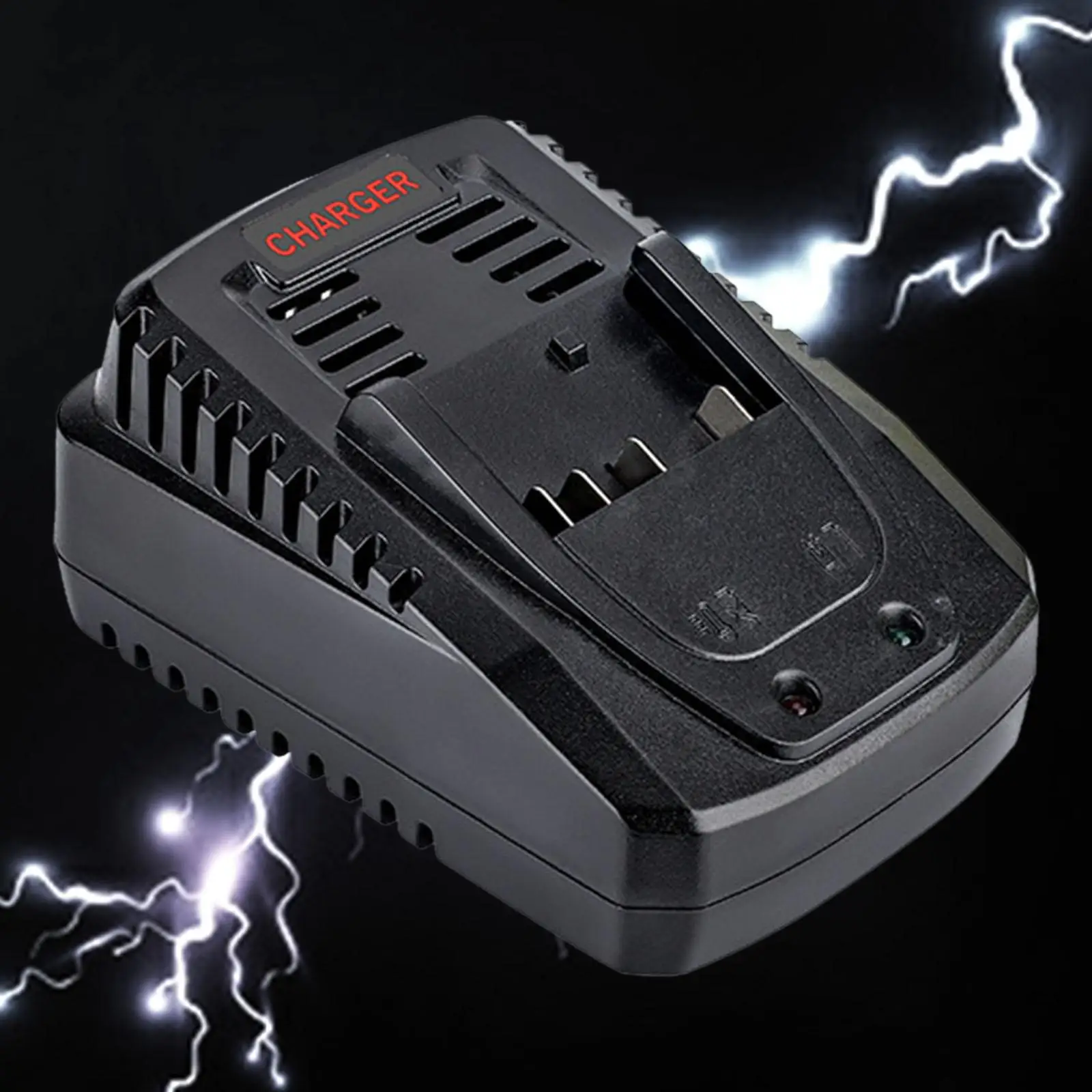 

Power Tool Battery Charger Automatic Indicator Light Heavy Duty Professional High Speed for Garage Workspace Factory Household