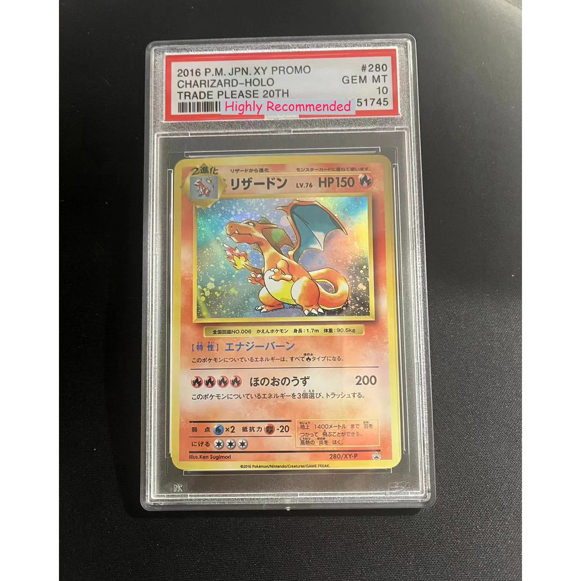 Diy Self Made PTCG Charizard Mew Rayquaza Umbreon Collection Card Copy Version 10 Rating Card Anime Game Card Gift Toys