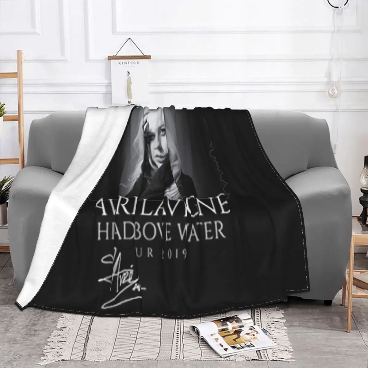 Head Above Water Tour 2019 Avril Lavigne Signature 2021 Top Colour Selling Personality Adult Throw Blanket