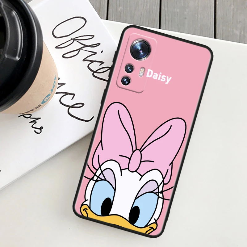 Disney Daisy Donald Duck For Xiaomi Mi 10T 10S 9T 9 SE 8 A3 A2 6X 5X CC9E Note 10 Lite Pro Mix 3 Black Phone Case Phone Case