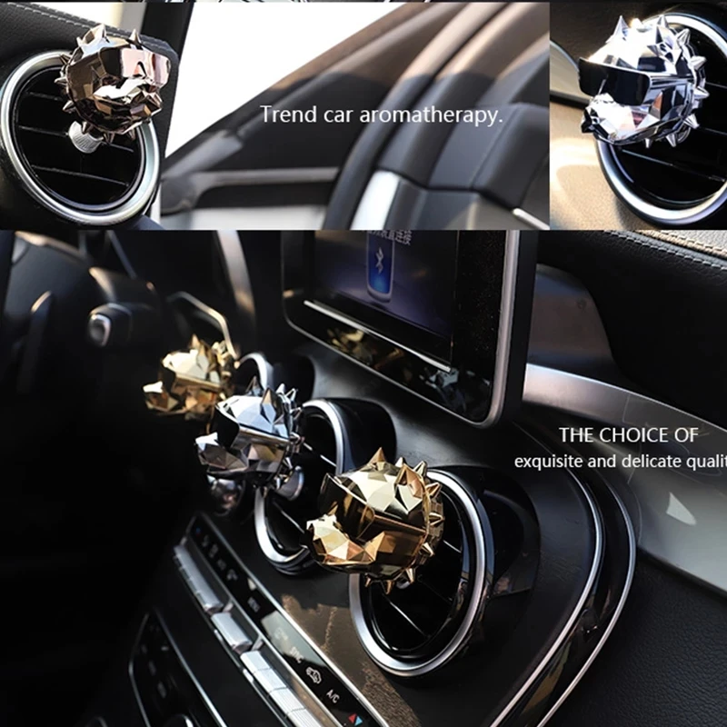 Bulldog Car Air Freshener Auto Perfume Fragrance Scent Smell in the Car Styling Car Accessories Ornament 차량용 방향제 Clip