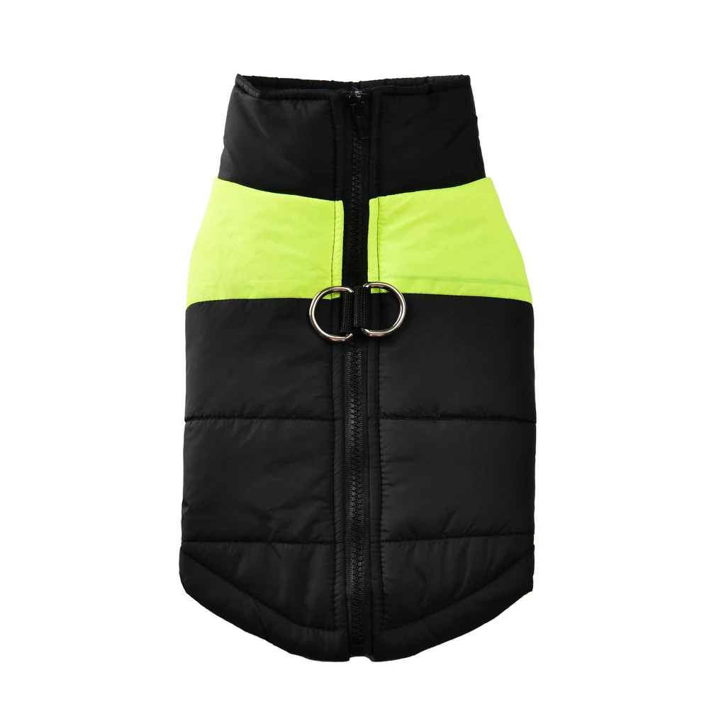 Herbst Winter Hundejacke mit D-Ring für kleine große Hunde Katze warme wasserdichte Welpen Reißverschluss Kleidung Labrador Yorkies Haustierkostüme – Detail 9