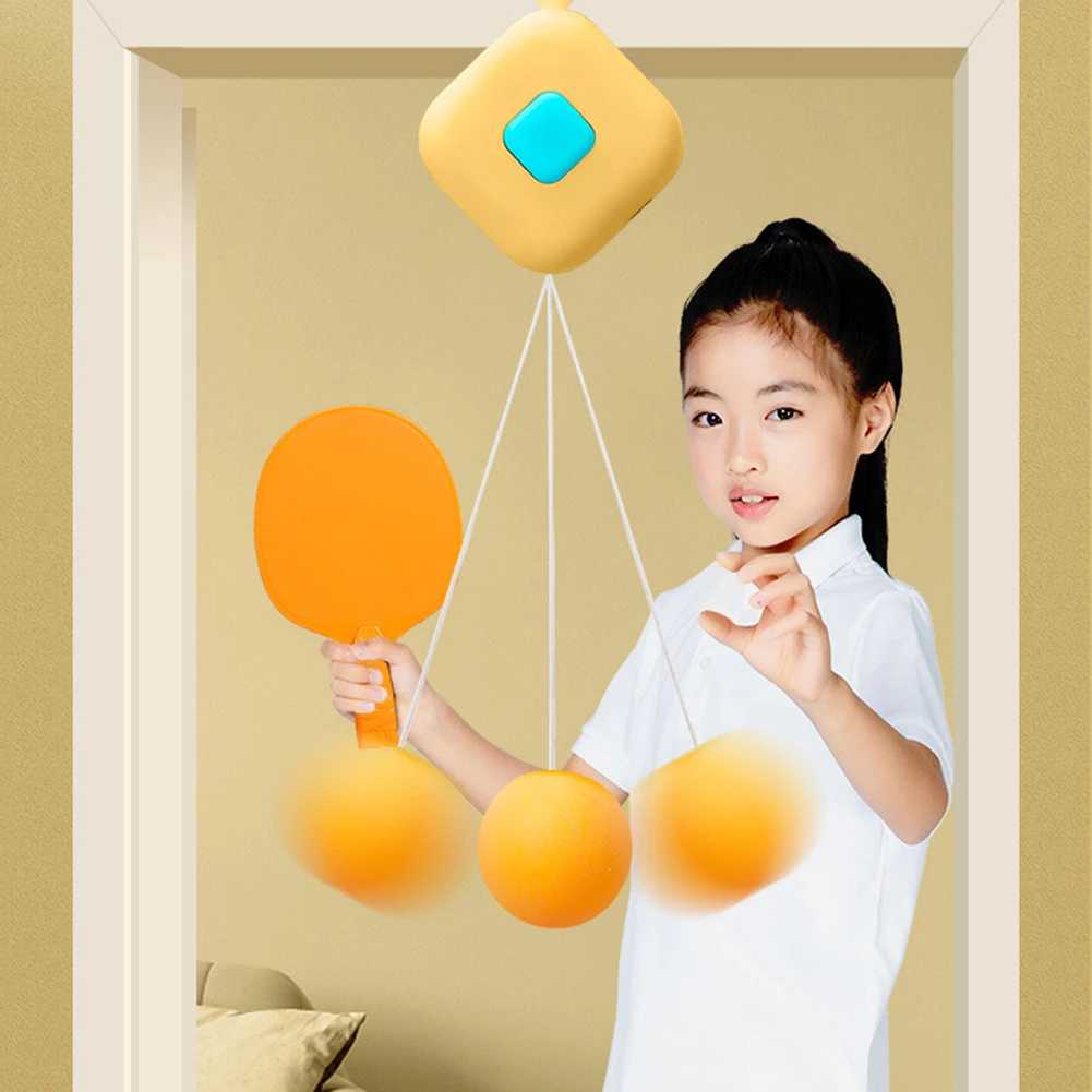 Hanging Table Tennis Trainers For Kids Multifunctional Pingpong Training Device For Home