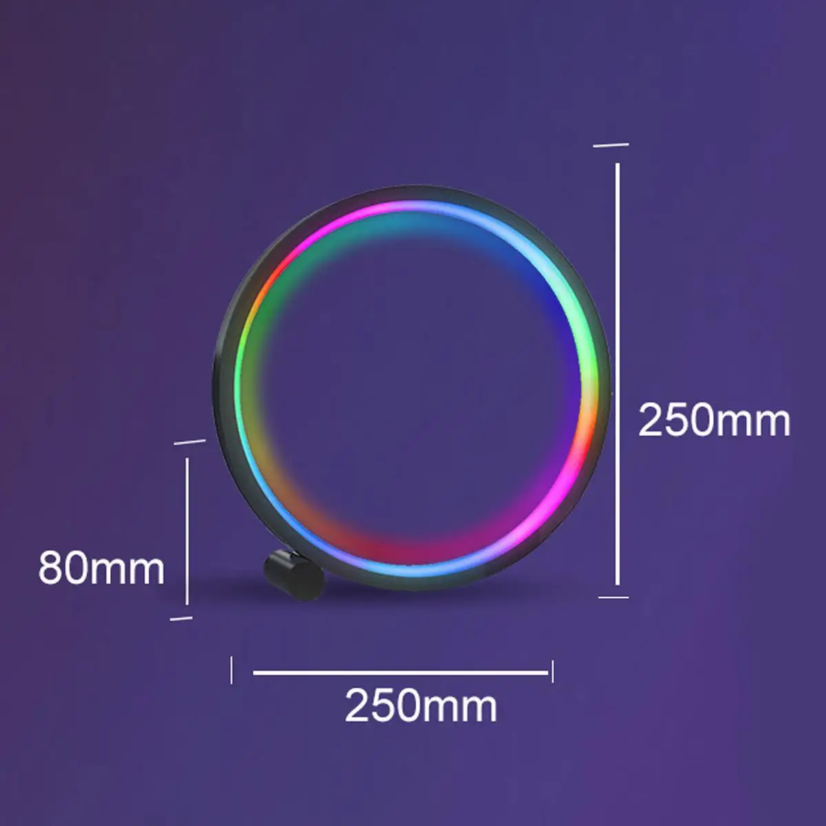 Smart Table Lamp Music Sync Stepless Dimming Table Lamps Atmosphere Usb Bedroom Decoration Ambient Light Night Stand Art Home - view 2