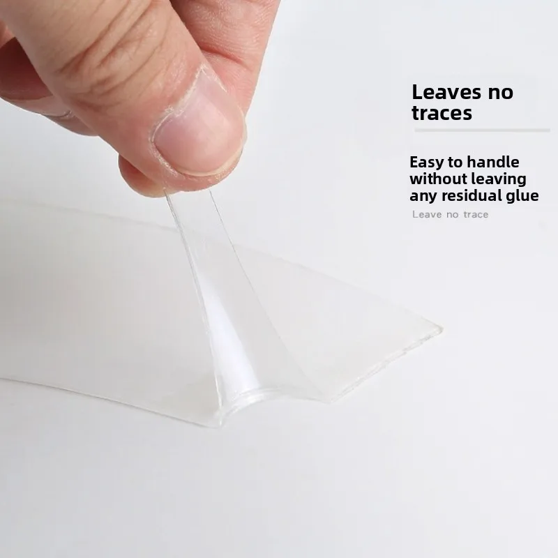 2 قطعة شريط مزدوج الجوانب لاصق أكريليك مقاوم للخدمة الشاقة قابل للإزالة لا بقايا لثائق المكاتب الداخلية للسيارة ديكور المنزل
