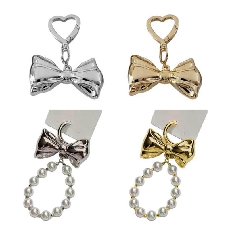 

Delicate Bowknot Pendant Keyring Charm Stylish Keychain for Fashion Enthusiasts Drop Shipping
