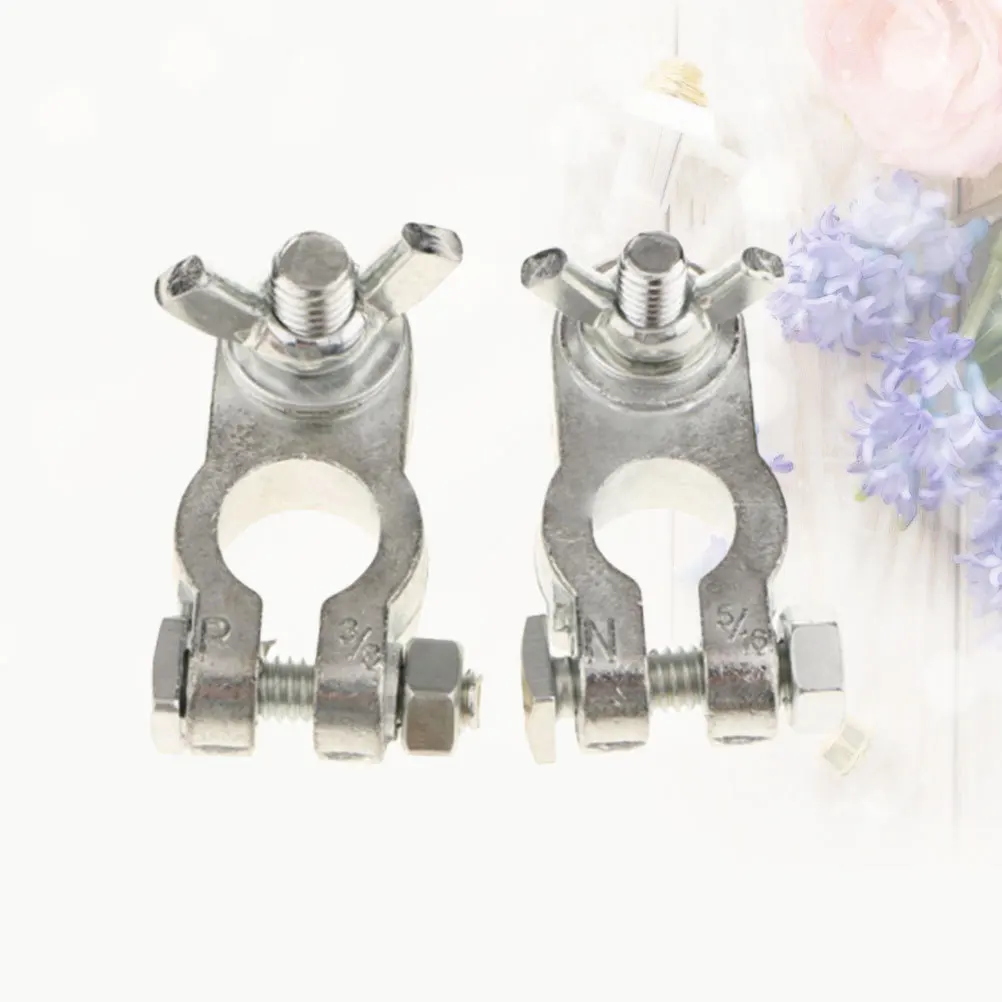 Abrazadera de Terminal de coche, conector de latón duradero para reemplazo de camión, resistente a la corrosión, fácil instalación