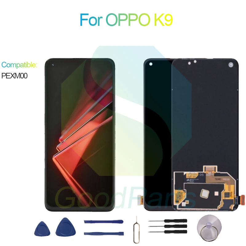 

For OPPO K9 LCD Display Screen 6.43" PEXM00 K9 Touch Digitizer Assembly Replacement