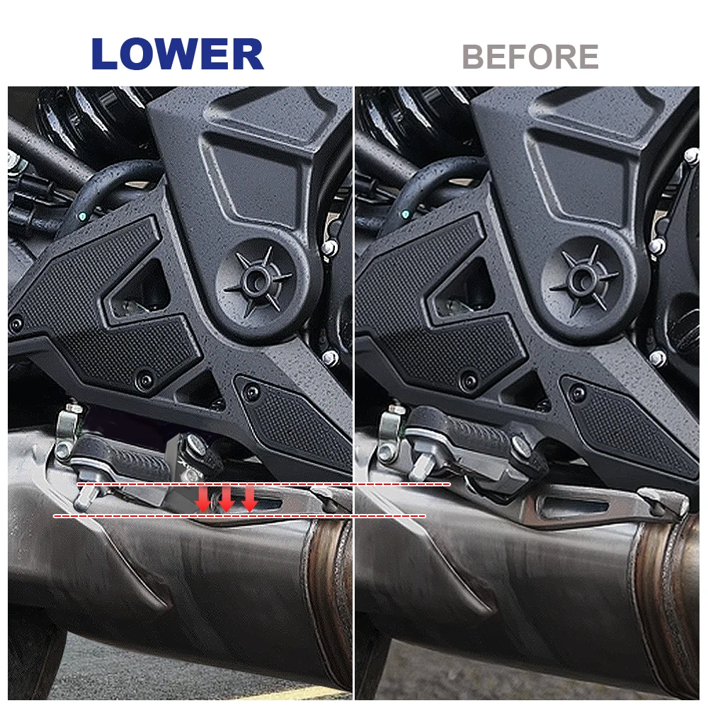 Motorcycle For Kawasaki Versys 650 KLE650/LT 2012-2014 2015 2016 Ninja 650 EX650 2013-2014 Rider Foot Pegs Footpeg Lowering Kit