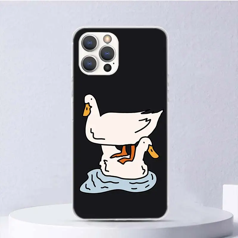 Cartoon Duck Goose Game Soft Case For iPhone 16 17 Air 16E 15 Plus 11 12 13 Mini 14 Pro Max Phone Cover Apple 7 8 SE Coque Funda - AliExpress 202192403 Cartoon Duck Goose Game Soft Case For iPhone 16 17 Air 16E 15 Plus 11 12 13 Mini 14 Pro Max Phone Cover Apple 7 8 SE Coque Funda - AliExpress 202192403