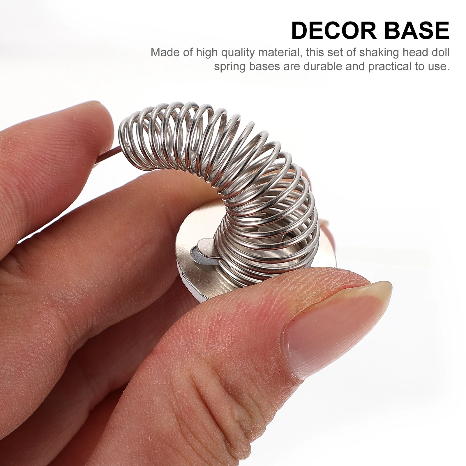 

10 Pcs Spring Base Accessories Shaking Head Decor Baby Wobble Craft DIY Toy Action Figure Lightweight