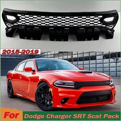 Auto Parts For Dodge Charger SRT Scat Pack 2015-2019 Upper Bumper Grille Racing Grille Mesh Honeycomb Racing Radiator Grille