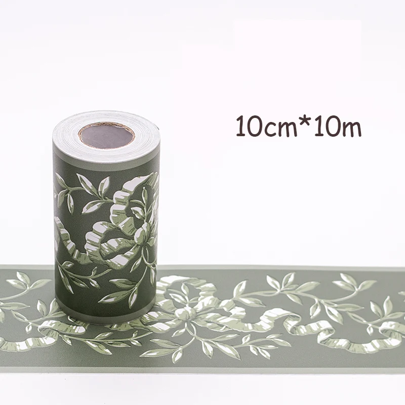 10 متر الحمام الخصر خط الجدار ملصق مقاوم للماء ذاتية اللصق المطبخ مكتب اللوح الحدود تقليم خط التفاف فن الديكور المنزل