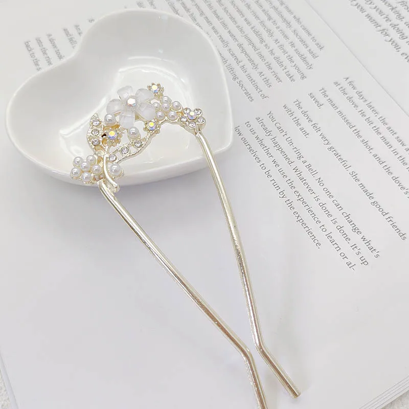 

Простые заколки, заколки и аксессуары для волос в китайском стиле, заколки и заколки в стиле ретро, заколки и головные уборы с жемчужными цветами.