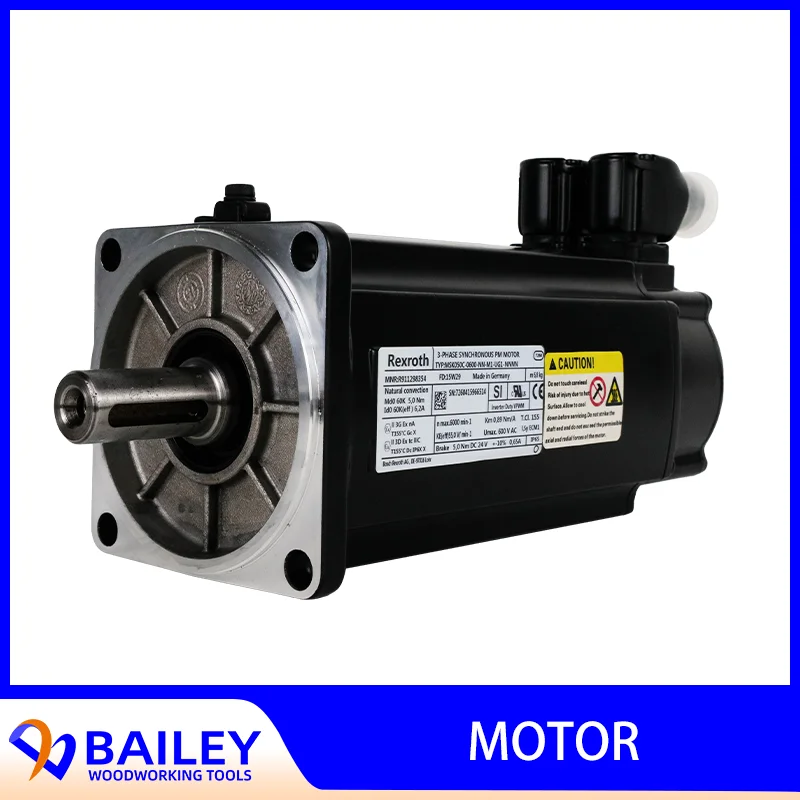 

BAILEY 1PC Rexroth R911298354 3-Phase 15w29 Synchronous PM Motor for Homag Woodworking Machine