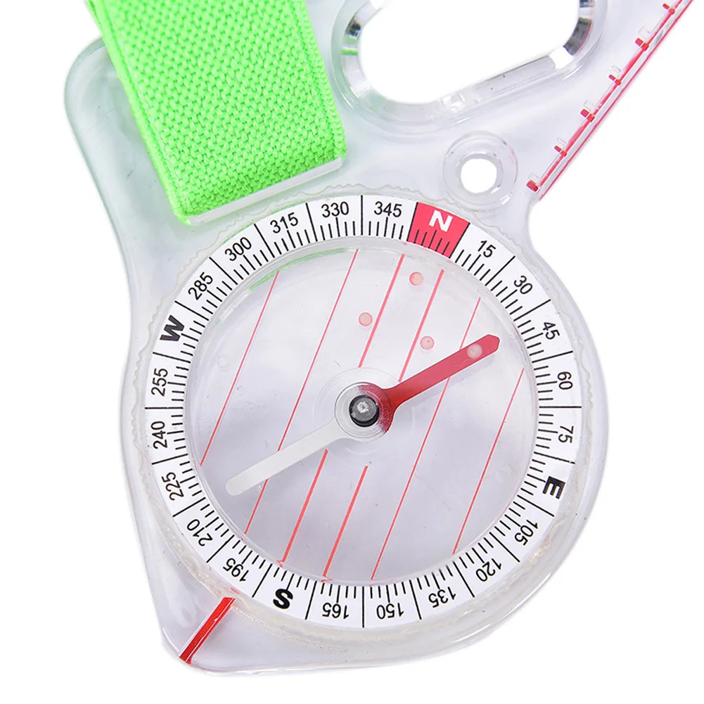 1 PC Portable Thumb Compass Professional High Sensitivity Luminous Map Scale Compass For Outdoor Training Competitions