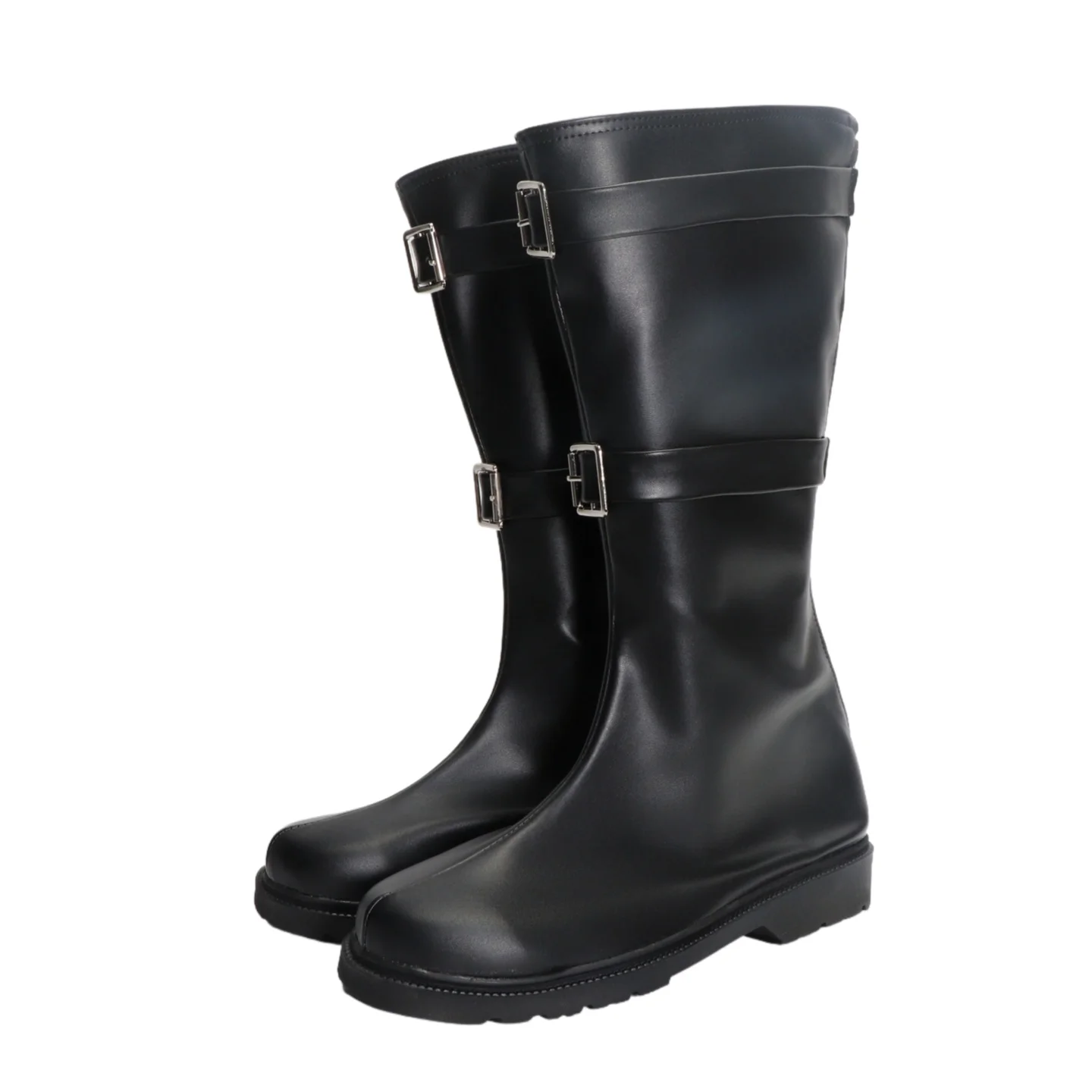 Final Fantasy VII 7 Sephiroth-zapatos de Cosplay, botas negras, accesorio de disfraces de Halloween para hombre, hecho a medida