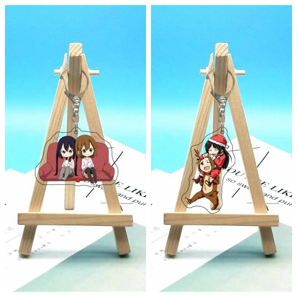 

6CM NEW Anime K-KON Acrylic Keychain Model Cosplay Charm Characters Ornament Accessories Goods Christmas Gifts