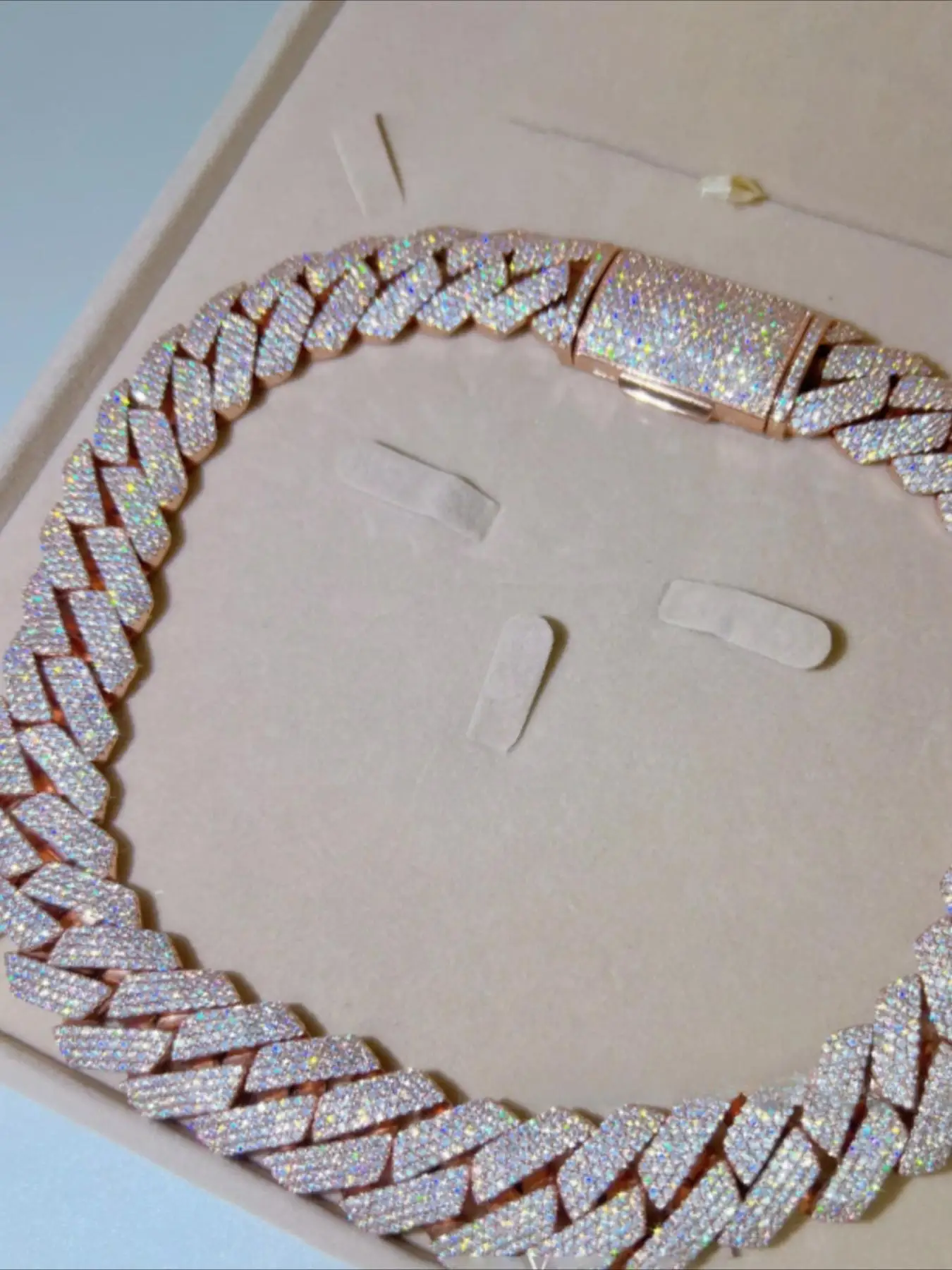 4row icechilled full-diamond sparkling Cuban necklace, 20mm popular wearing size,hiphop luxury style design,perfect for party