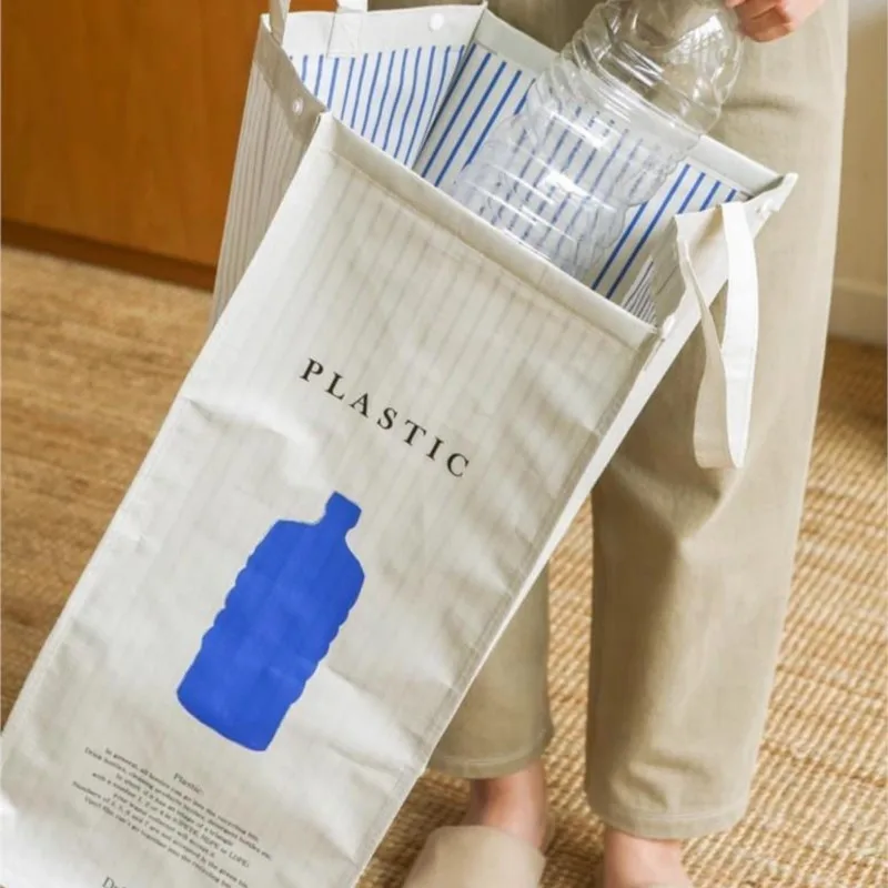 Large Capacity Plastic Environmentally Friendly Classification Bag Organizing Dirty Clothes Tote Bag Waterproof Storage BagZG738