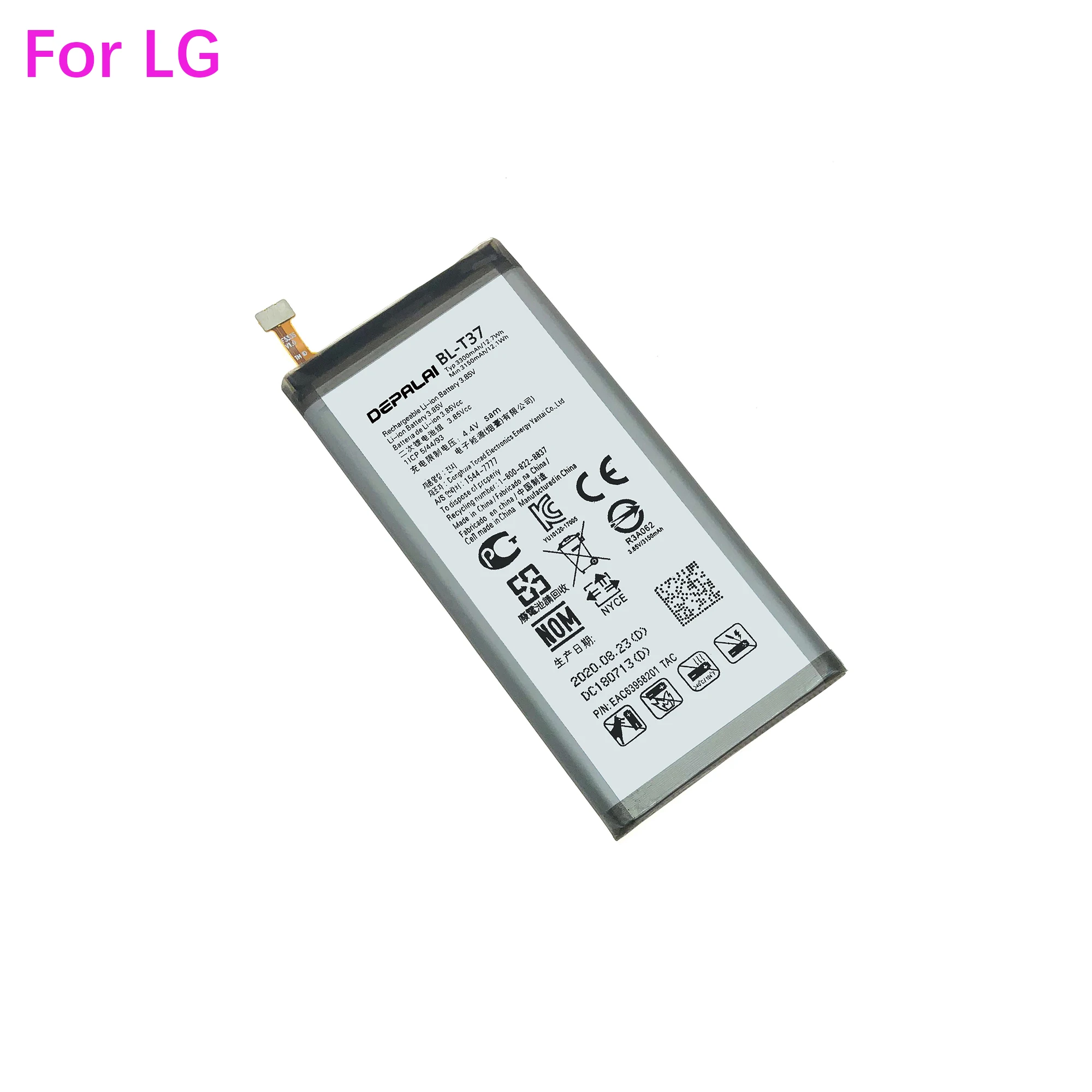 BL-T33 BL-T37 BL-T39 Battery For LG Q6 M700 Q Stylo4 Q710 G7 ThinQ G710 Q7+ LMQ610 phone Batteries