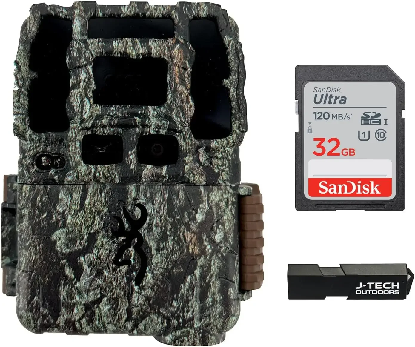 Ops DCL Nano Trail Game Camera Bundle Includes 32GB Memory Card and J-TECH Card Reader (26MP) | BTC6DCLN, Camo