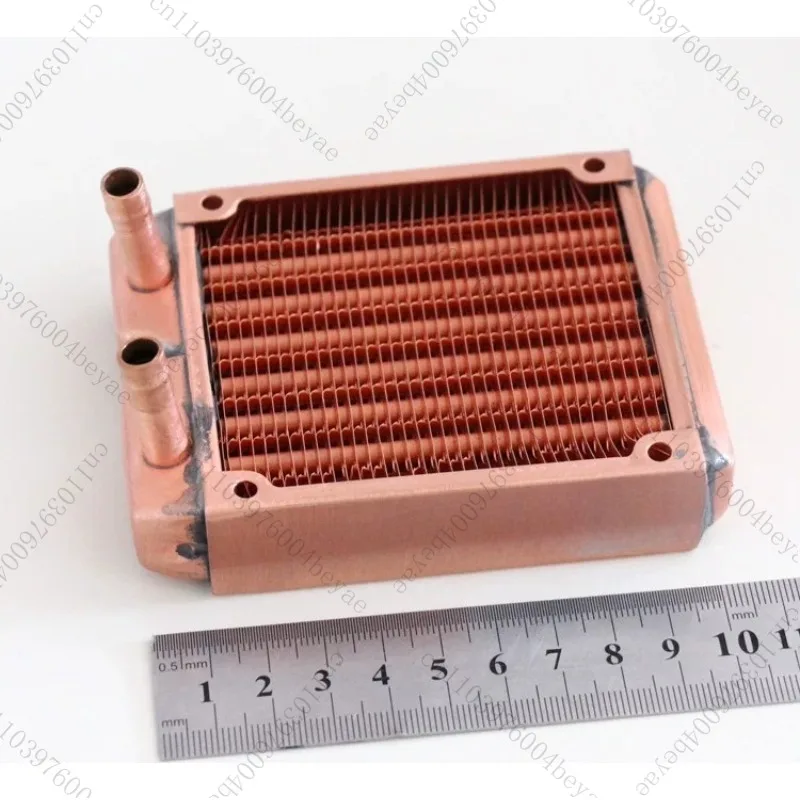 80 All-red copper water cooling radiator, radiator heat exchanger, liquid radiator, pagoda head