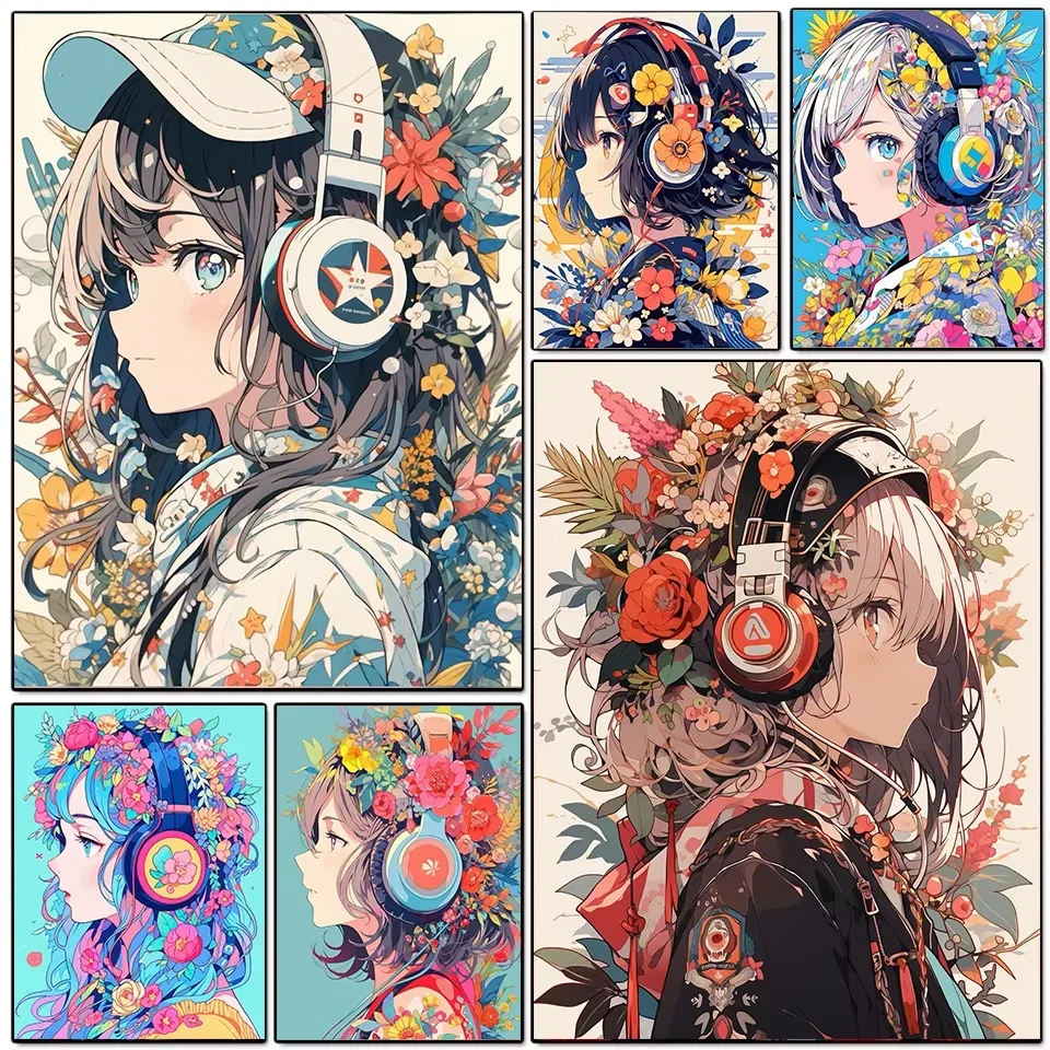 quebra-cabecas-para-adultos-retrato-de-menina-com-flores-quebra-cabeca-para-decoracao-de-casa-jogos-de-quebra-cabeca-diversao-em-familia