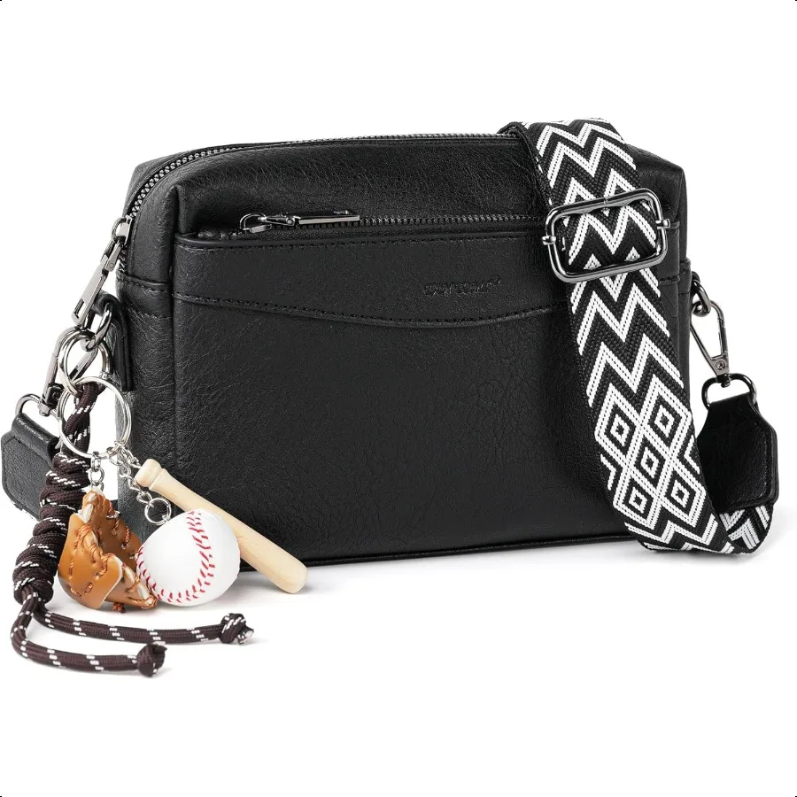

Crossbody Purses Simple Fashion Crossbody with Removable Shoulder Strap MultiPocket Crossbody Bag for Women