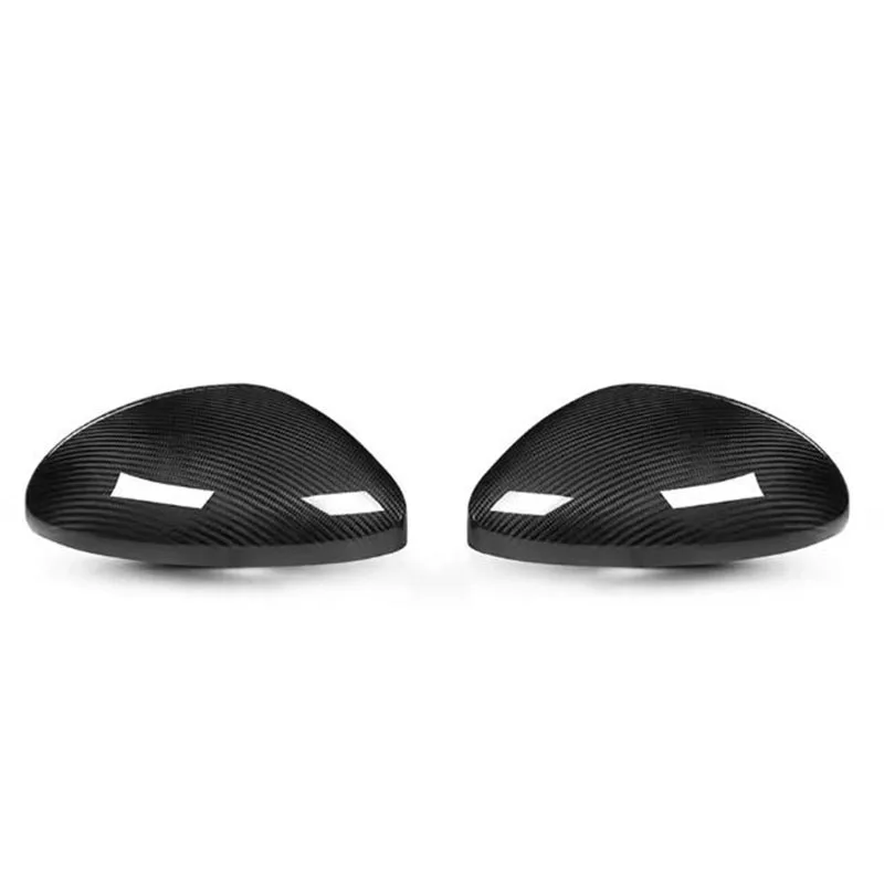

Real Dry Carbon Fiber Car Door Side Wing Rearview Mirror Cover Caps Glossy For Porsche 718 982 2016-2021 OEM Style