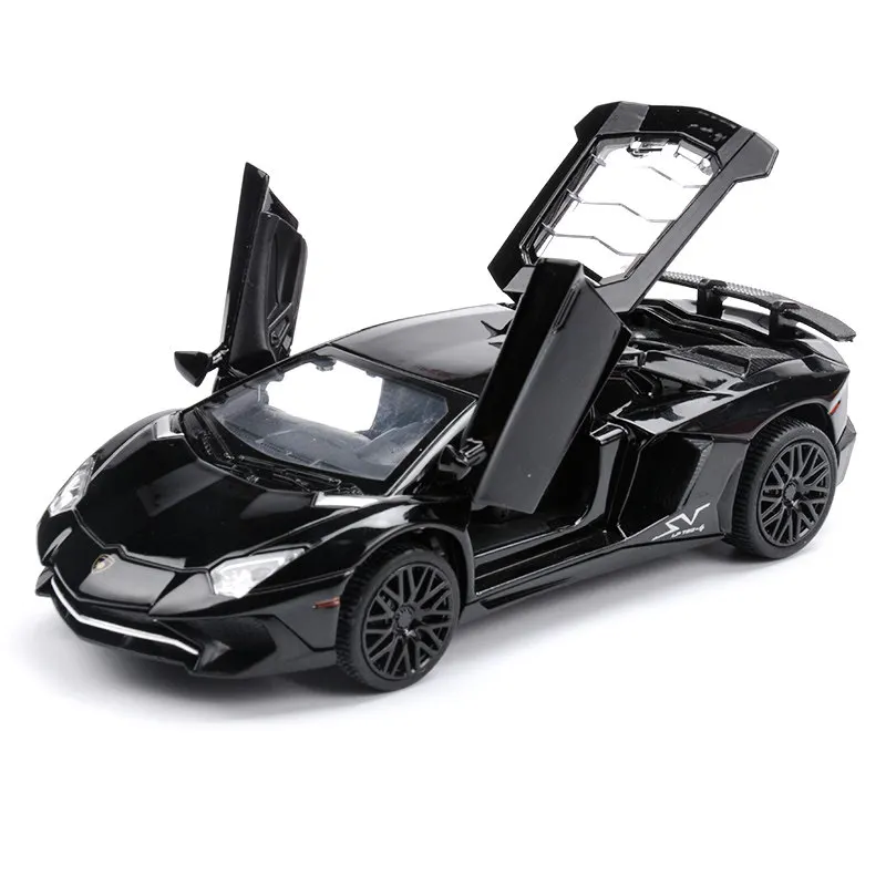 1:32 aventador LP750-4-スポーツ合金モデル,金属製の車モデル,トラック,モデル,ハイモデリング,子供のおもちゃ,ギフト