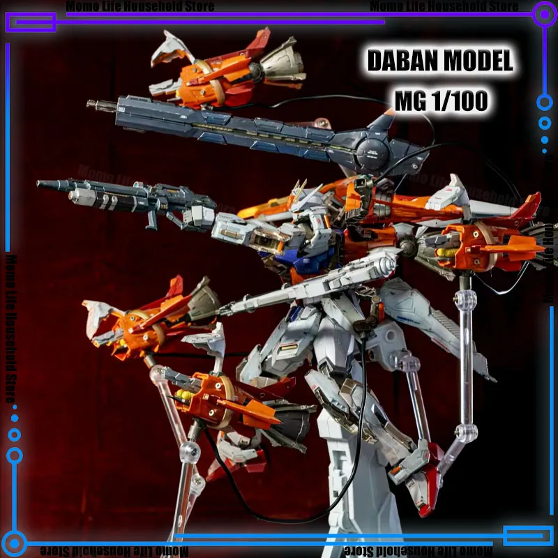 

DABAN 8832 MG 1/100 MB GAT-X105 Gunbarrel Strike GAT-X105+AQM/E-X04 Assembly Model Kits Action Figure Robot Plastic Model Toys