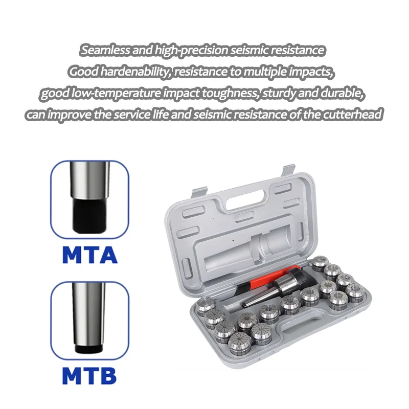Uchwyt narzędziowy Morse'a MTA MTB MT1 MT2 MT3 MT4 ER Tuleja zaciskowa ER11 ER16 ER20 ER25 ER32 ER40 Uchwyt narzędziowy CNC Zacisk