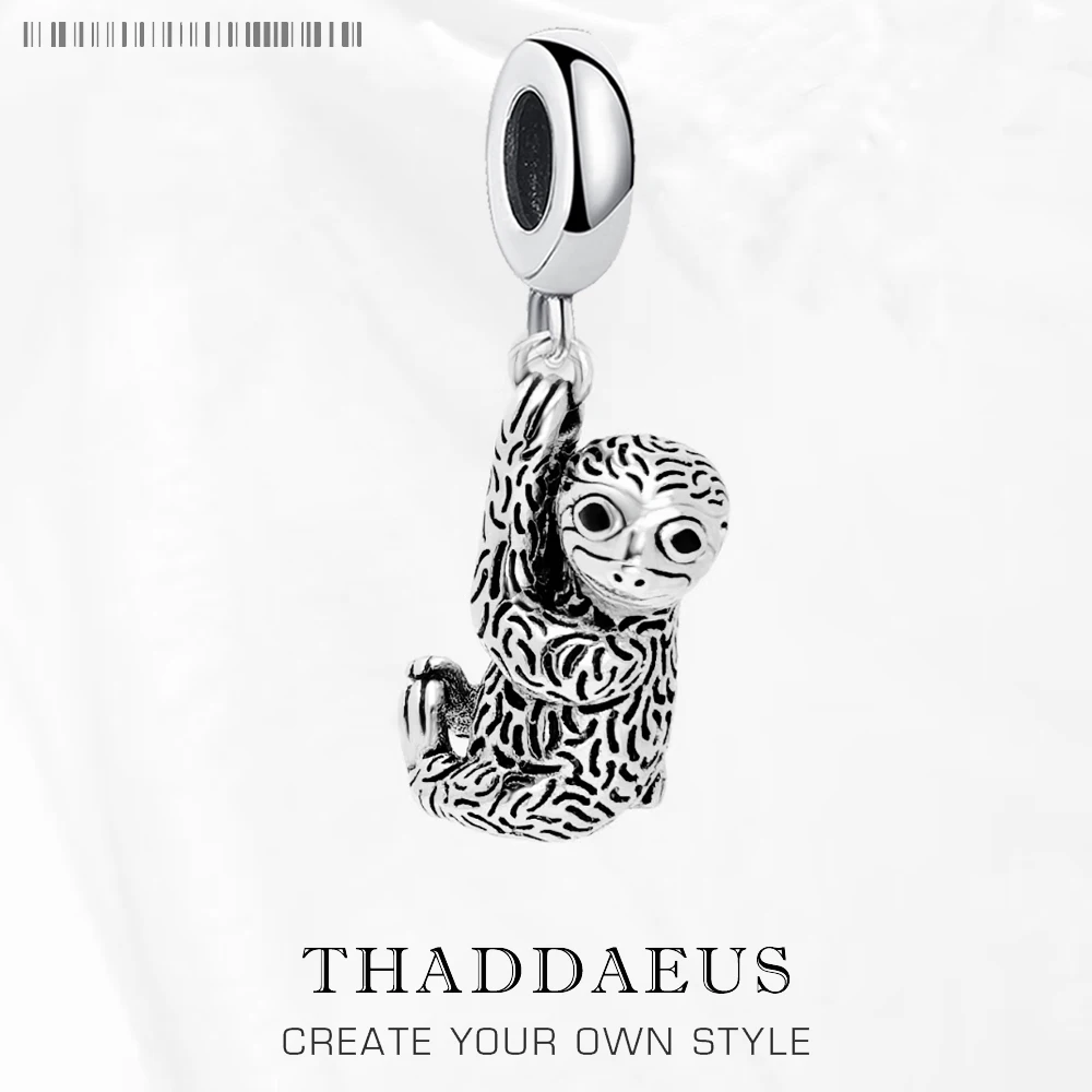 

Sloth Charm 2022 Summer Brand New Trendy 925 Sterling Silver Cute Pendant