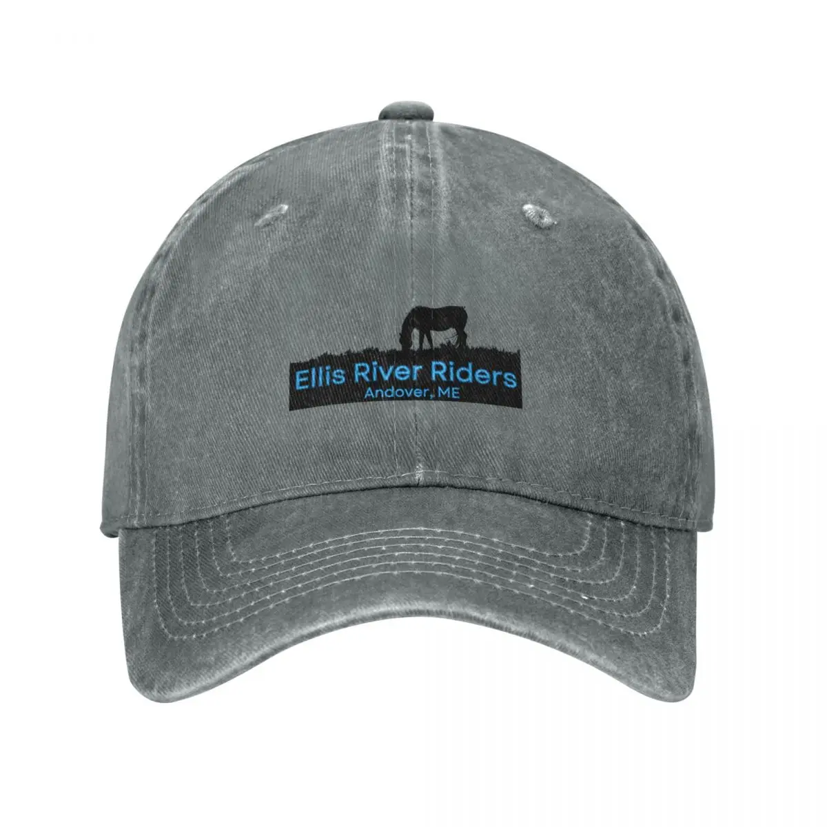 Ellis River Riders Horse Grazin' Baseball Cap Visor Hood Women's Hats Men's