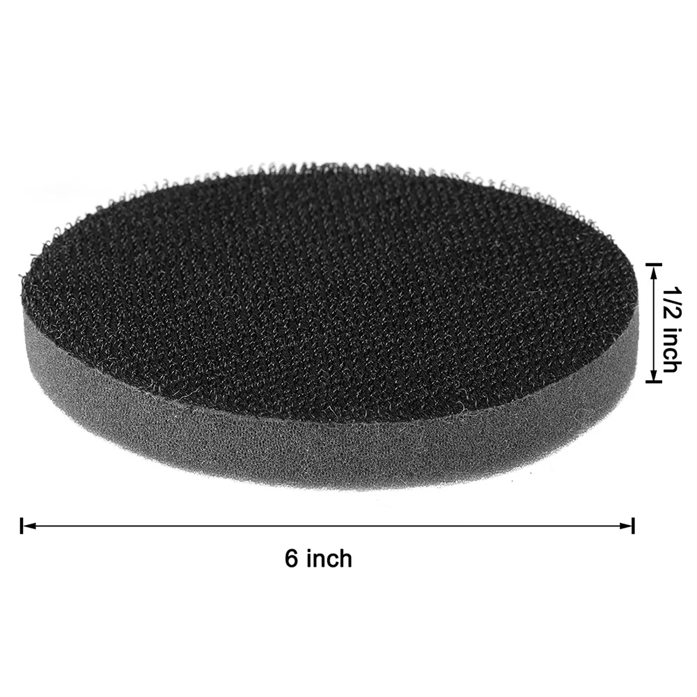 Disco de lixa de 6 polegadas 3000 4000 5000 7000 10000, com almofada de interface, 25 peças de lixa seca e úmida