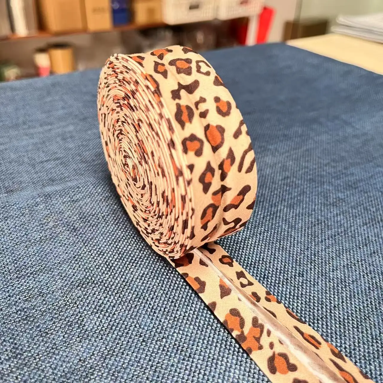 Twill-Bindeband, gepunktet, kariert, Streifenkantenband für handgefertigte Kleidung, Puppenkleidung, Nähbesatz, 100 % Baumwolle, 2,5 cm – Detail 8