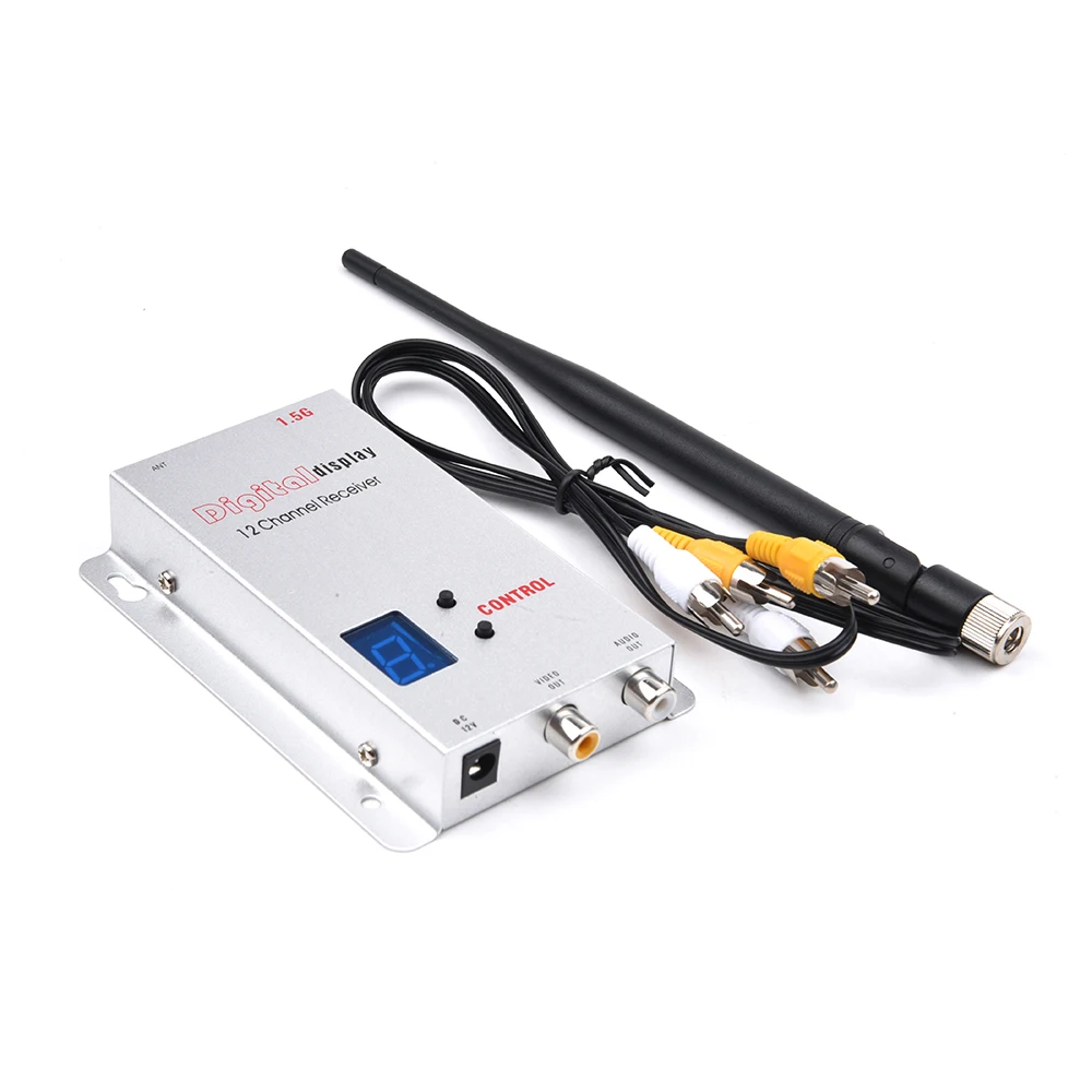 FPV 1.5GHz 1.5G 1500mW 12 Channels Long Range Video Transmitter Receiver 1.5g Mini Wireless Transmitter Long Distance System RC