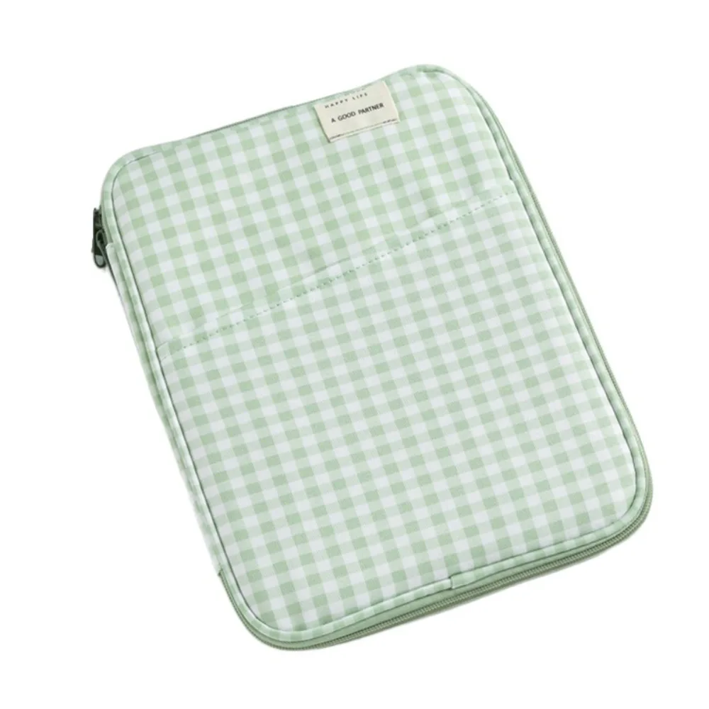 

Wear Resistant Ins Grid Laptop Bag 11 Inch Shockproof Tablet Sleeve Bag Sweet 13 Inch Girl Computer Bag Laptop Case