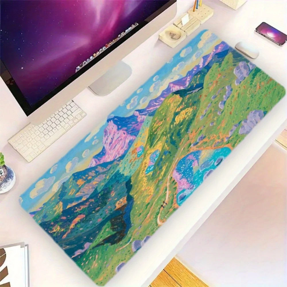 Simple and abstract floral patterns, specially designed for computer game accessories desk organizers and trays tapis de souris