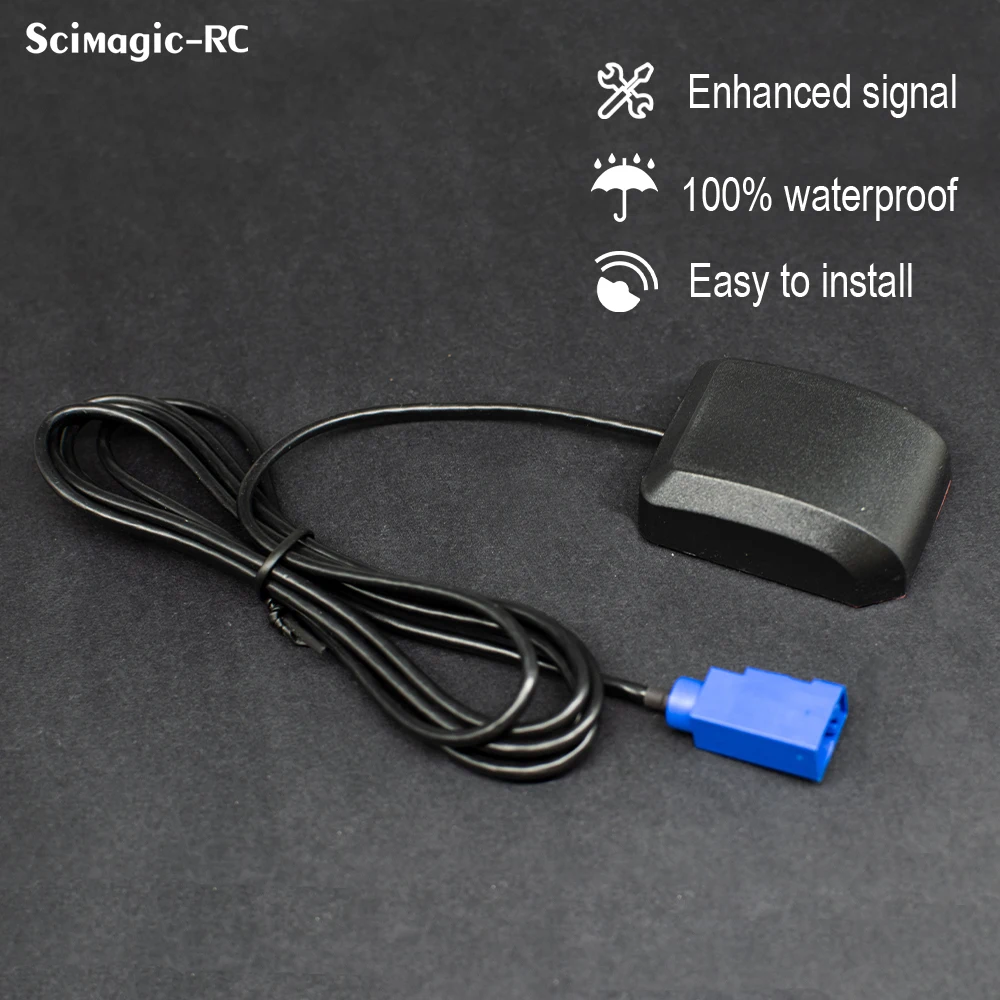 Car Active GPS Antenna Vehicle GPS Antenna With SMA Or FAKRA-C Male Connector 28dB Gain GPS Antenna With SMA FAKRA-C Male