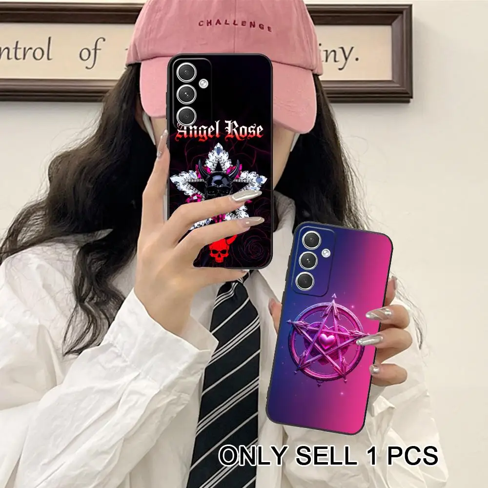 Angel Rose Phone Case for Samsung Galaxy S26 S25 S24 S23 S22 S21 S20 Note20 Plus FE Ultra Soft TPU Shockproof Cover