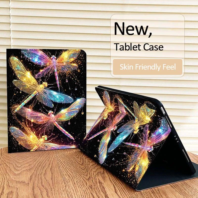Dragonfly Pattern Art Tablet Case For Honor Tab Pad 6 7 8 9 X8 V7 V8 X9 13 X8a X9a Pro 10 Magic GT GT2 10.1 13.3 Inch