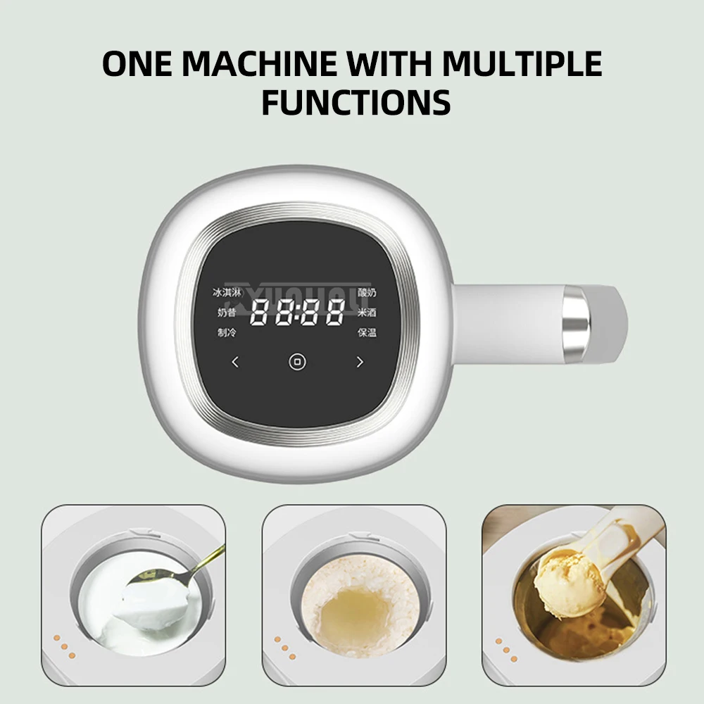 Household Small Multifunctional Ice Cream Machine 300ML DIY Ice Cream Machine Yogurt Machine