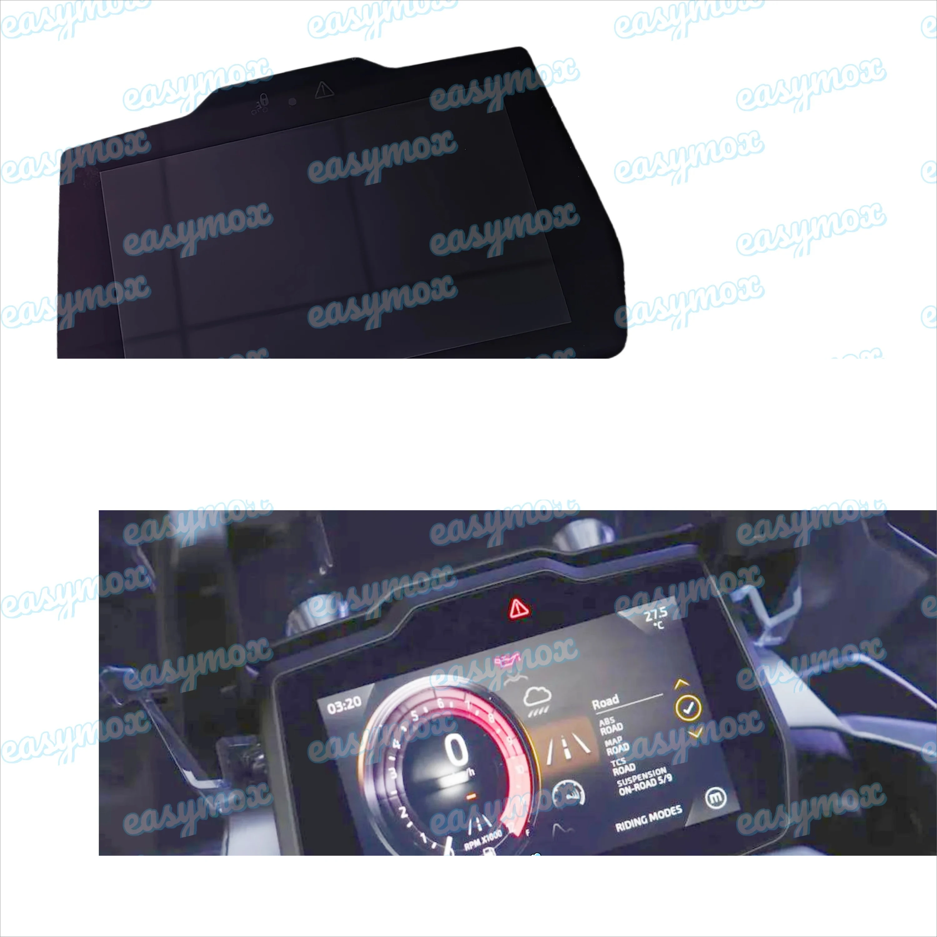 7 inch LM1837A01-1B LCD Display for Triumph Speed Triple 1200 Rs 2021 Speedometer Instrument Cluster Repair
