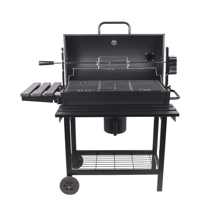 

Large Barbecue Grill Double-Sided Plate with Barbecue Support Household Barbecue Grill Park Grill Rack Braised Roast