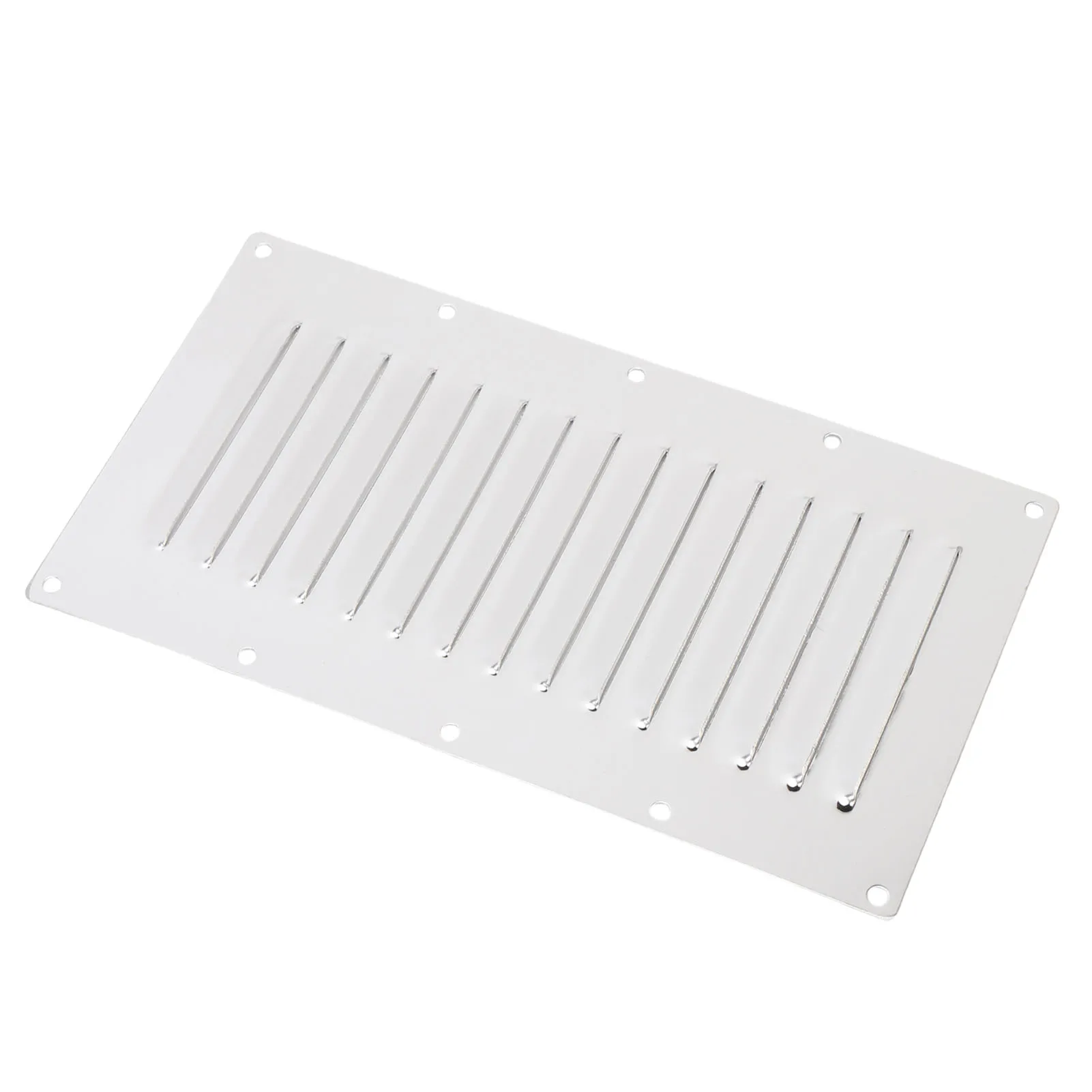 Air Venting Panel Covers 316 Stainless Steel 15 Slots Rectangular Louvered Air Vent for Ship Yatch Air Venting Panel Cover